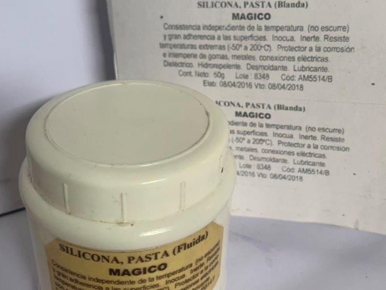 Silicona pasta:  normal, blanda, fluída y líquida