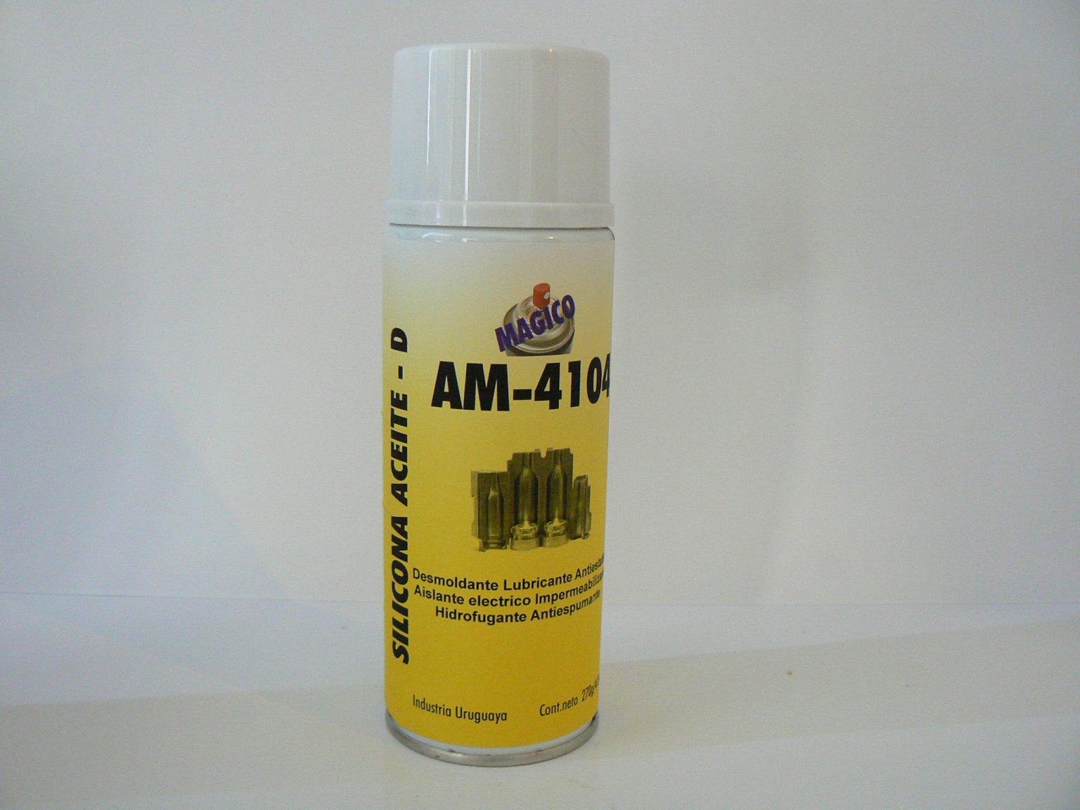 Silicona (di-metil poli-siloxanos), Aceite visc 350cst, D - propelente Inflamable, con Solvente